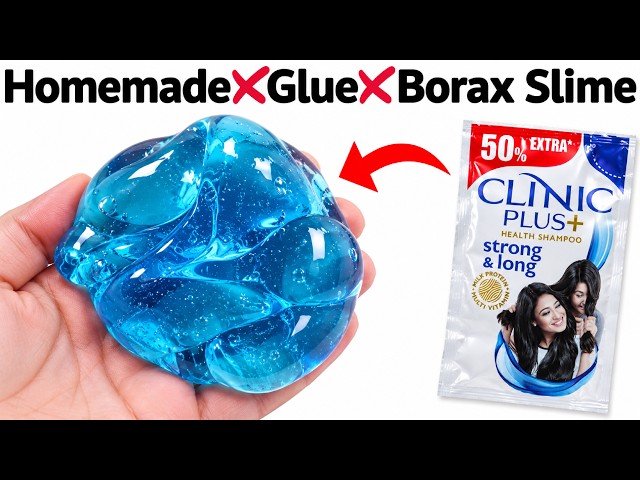 Shampoo & Sugar Slime ASMR 🧴🍬 | How to Make Slime at Home | No Glue, No Borax | Satisfying Sounds