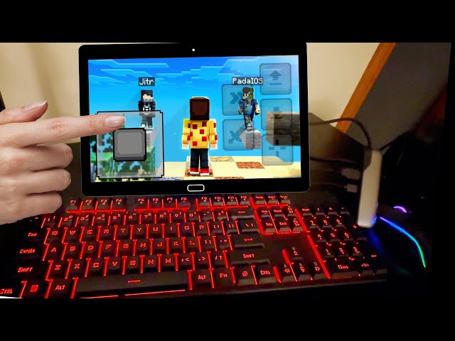 I Tried KEYBOARD and MOUSE on Minecraft Mobile