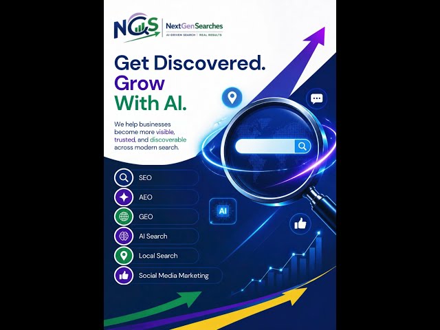 NextGenSearches | SEO, GEO, AEO & AI-Powered Global Digital Marketing Agency #digitalmarketing #sem