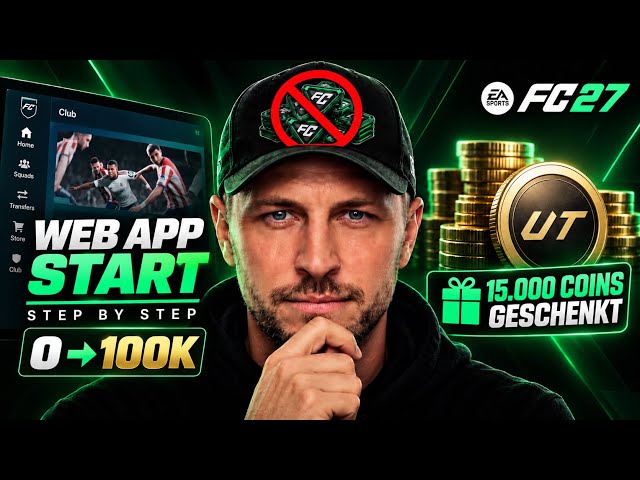 FC 27 Web App START! 🔥 Step-by-Step to your first 100,000 Coins! ✅