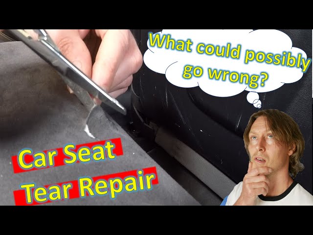 How to Repair Tears or Rips in Suede and Alcantara Car Seats – Simple Fix