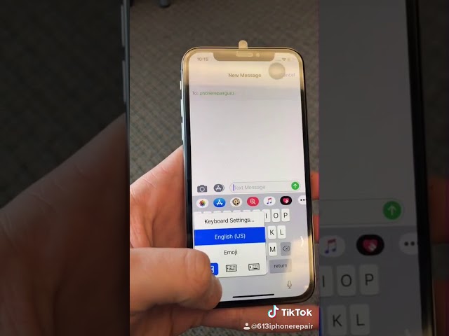 How to change your iphone keyboard layout #shorts