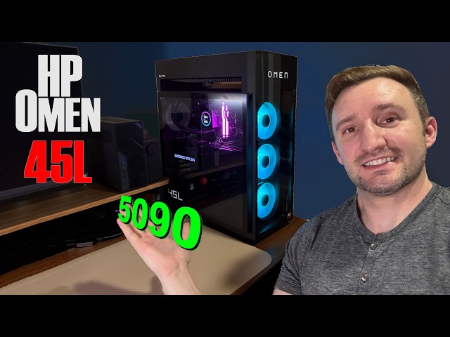 HUGE IMPROVMENT !! - HP OMEN MAX 45L Gaming Prebuilt Desktop PC