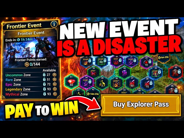 New Game Mode is Pay to Win? Frontier Event Fail Update [ Raid Shadow Legends ]