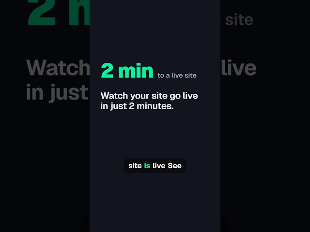 Launch Your Website in Seconds with Miravoxx #Shorts