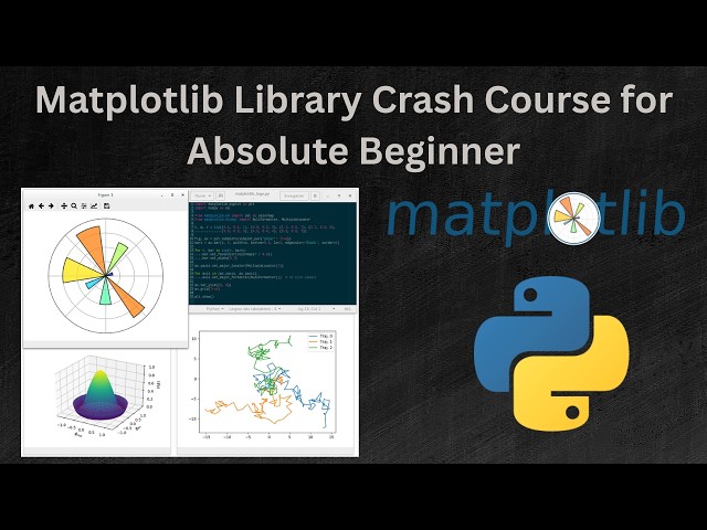 Complete Matplotlib Library Graphing Tutorial using Python in under 1 Hour