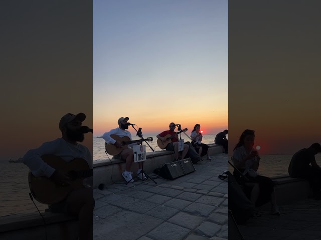 Izmir sunset, street music. #izmir #streetmusic #sunset t