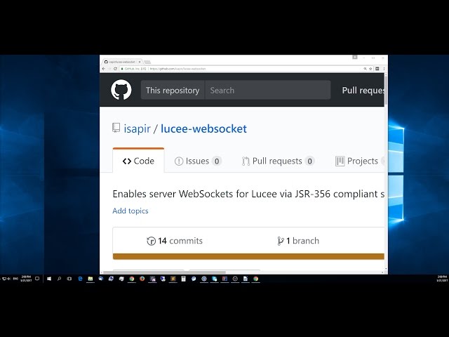 Lucee Websockets - Getting Started