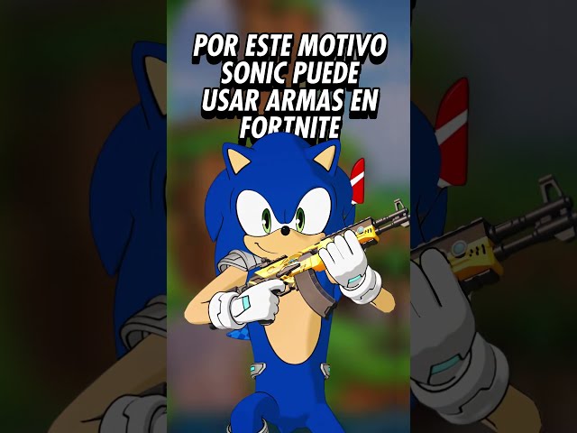 SEGA said SONIC would NEVER use WEAPONS... then FORTNITE happened