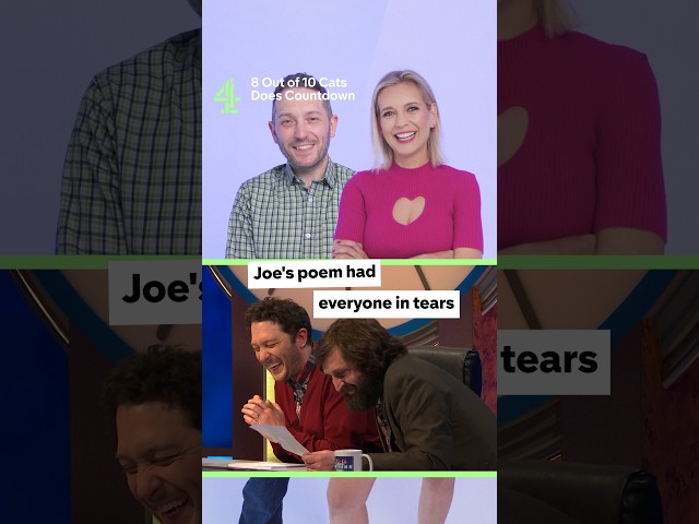 Jon Richardson & Rachel Riley react to I just named your penis (you’re welcome) #CatsCountdown
