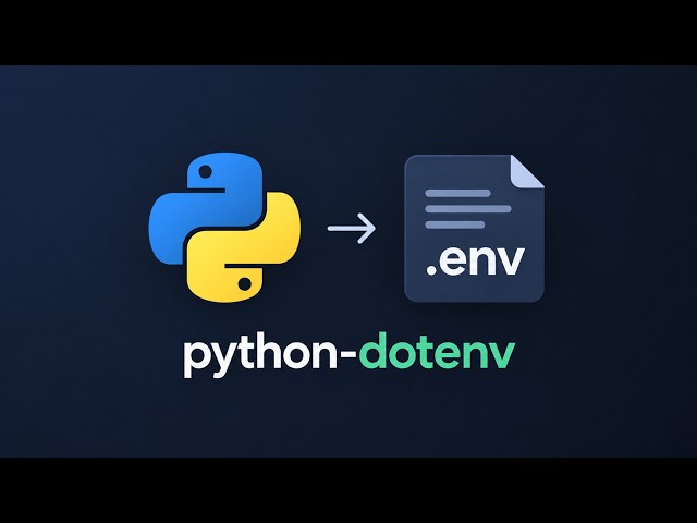 How to Load Environment Variables in Python with python-dotenv | Flutter & FastAPI Course – Video 18