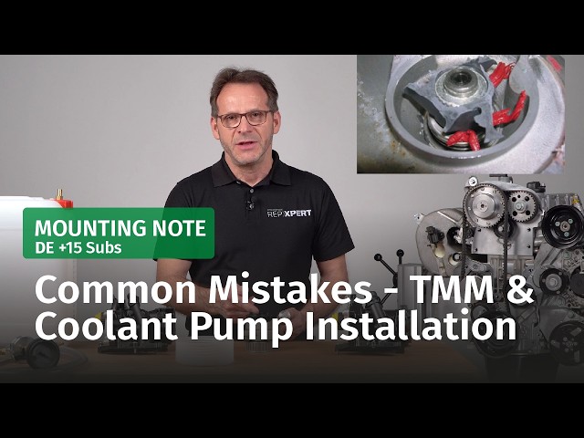 Notes on installation and commissioning of coolant pumps and thermal management modules