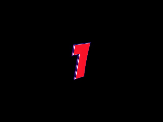 One number comic animation