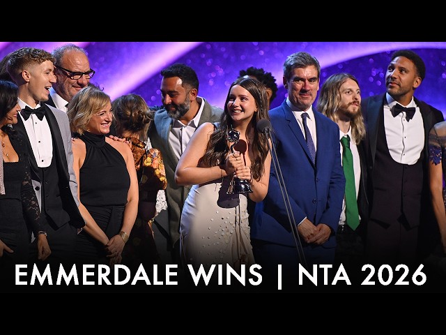 Emmerdale wins the Serial Drama award at the National Television Awards 2026!