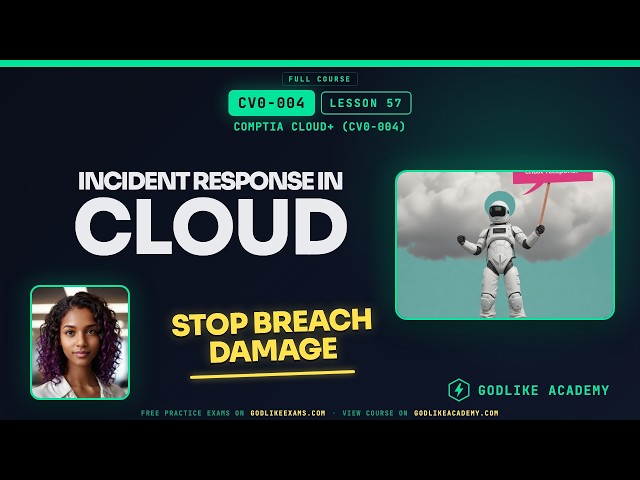 CV0-004 CompTIA Cloud+ · Lesson 57: Master Cloud Incident Response