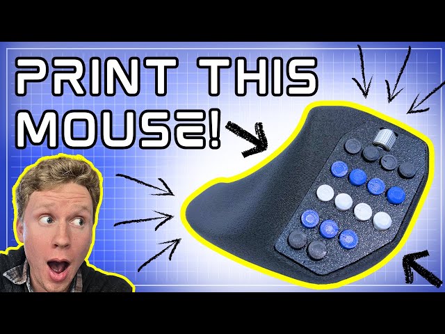 I 3D Printed A CAD Mouse! All Open Source