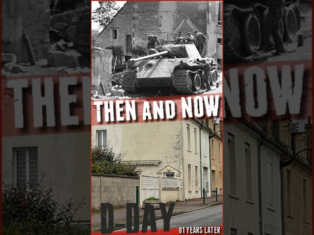 Panthers had no change - Then and Now #military #utahbeach #omahabeach #swordbeach #thenandnow