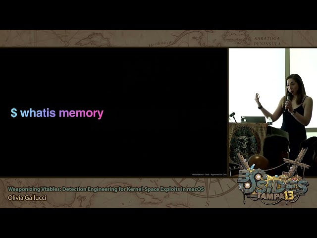 Weaponizing Vtables: Detection Engineering for Kernel-Space Exploits in macOS by Olivia Gallucci