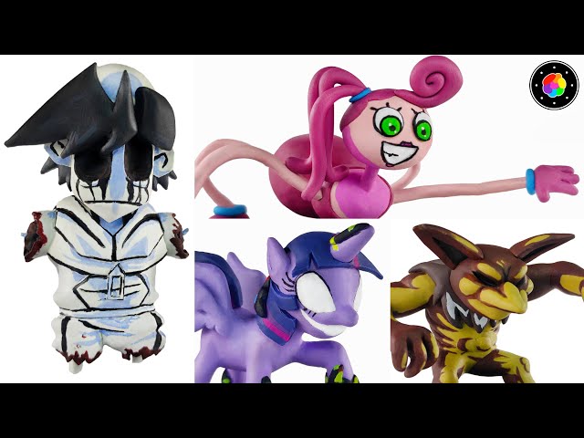 MAKING ALL FNF Mods (Mommy Long Legs, Hypno, Lost Silver y Twilight Pibby) - Clay #14 | PlastiVerse