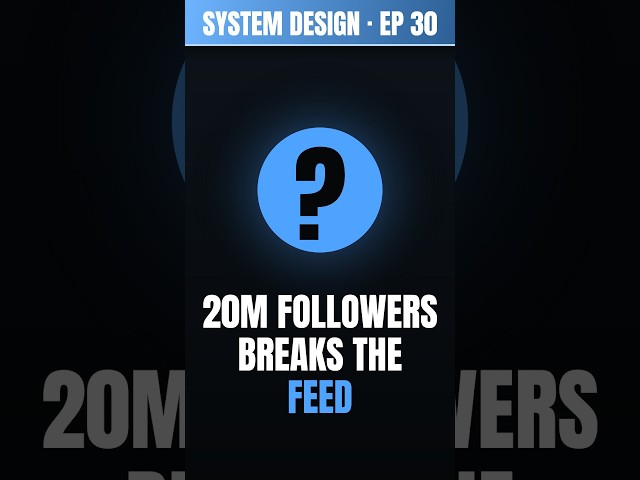 System Design Basics #30 — How Do Feeds Scale? Fan-Out On Write vs Read