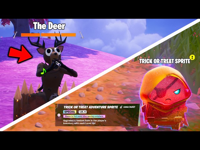 The NEW FORTNITE Update! (The Deer & Trick or Treat Sprites)