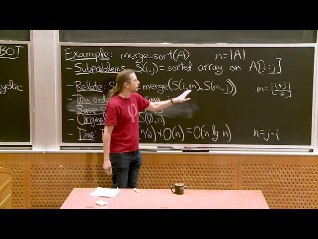 15. Dynamic Programming, Part 1: SRTBOT, Fib, DAGs, Bowling