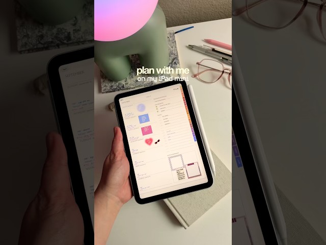 how I plan my week on my iPad mini 📲🤎☁️ Sunday reset