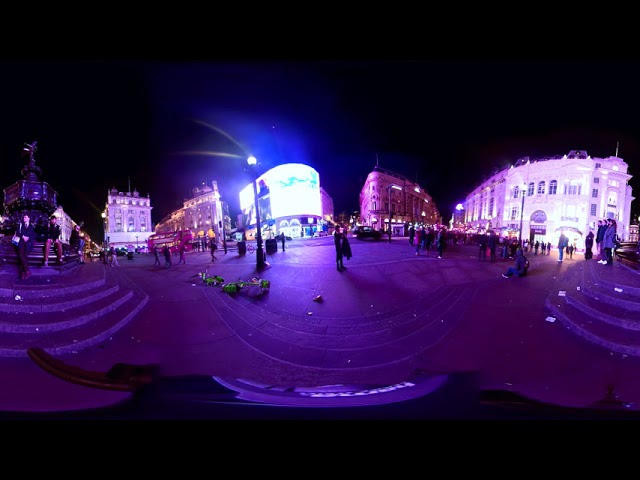 Piccadilly Circus Time Lapse Night 30 sec @London