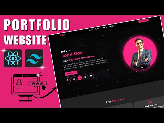 Build a Personal Portfolio Website Using React JS & Tailwind CSS 2026