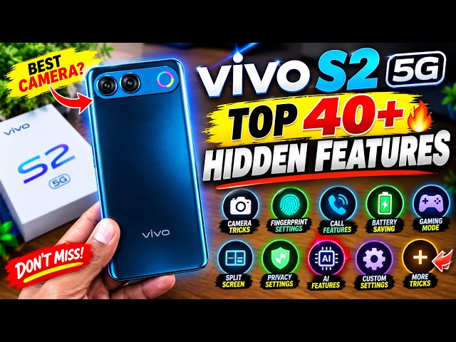 Vivo S2 5G Tips & Tricks 🔥 40+ Hidden Features & Secret Settings (Hindi)VIVO S2 5G Tips And Tricks