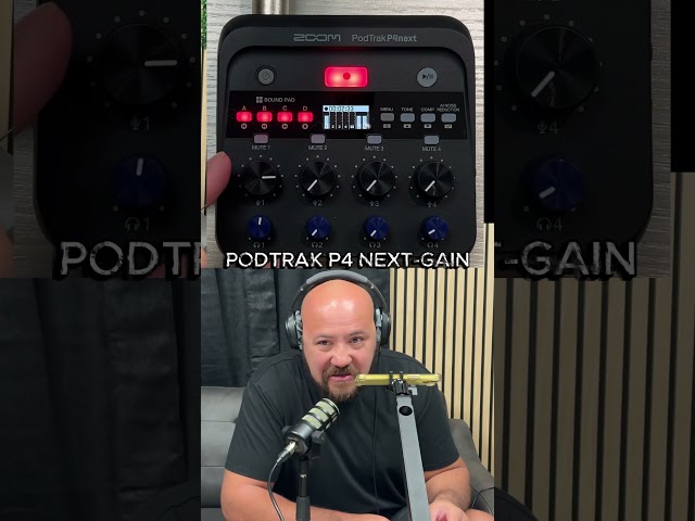ZOOM PODTRAK P4 NEXT GAIN QUALITY