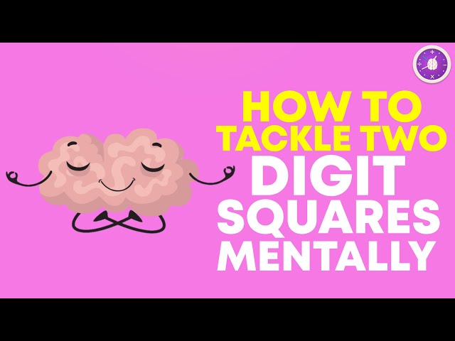 Trick to Find Square of a Number | Square Of Two Digit Number | Example 1