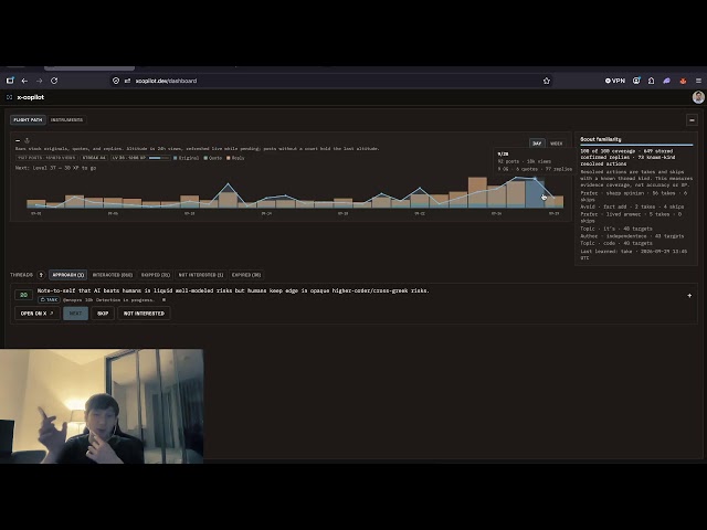 Vibe coding AI X-Copilot with Claude Code, Sonnet 5.5, Opus 5.5 & Fable 5.1 & Mergestorm (Day 60)