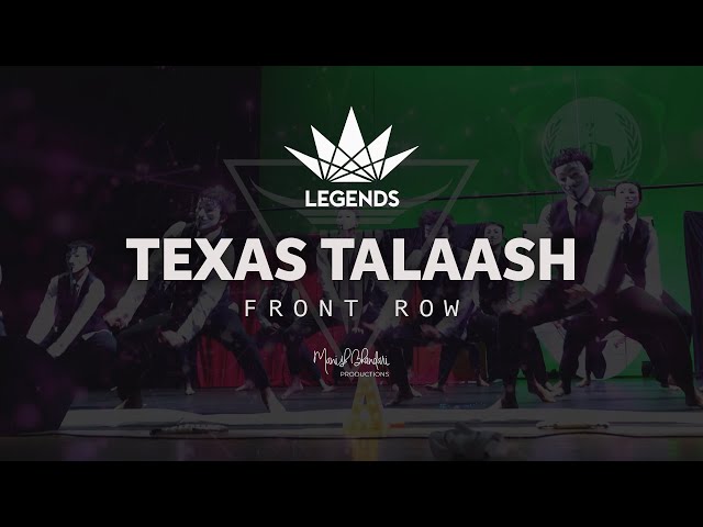 Texas Talaash | 2025 Legends | Front Row | Manish Bhandari Productions