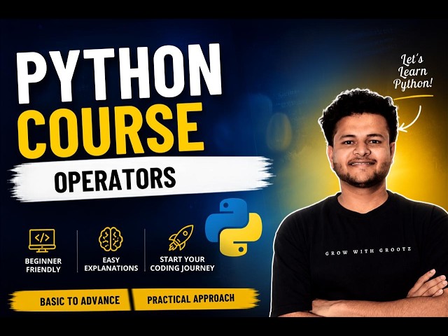 Python Course #4  | Operators Part 1 | Python for Beginners
