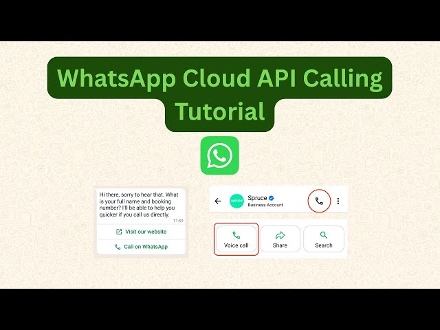 WhatsApp Cloud API Calling | API calling via WhatsApp Tutorial | Meta APIs for WhatsApp Calling