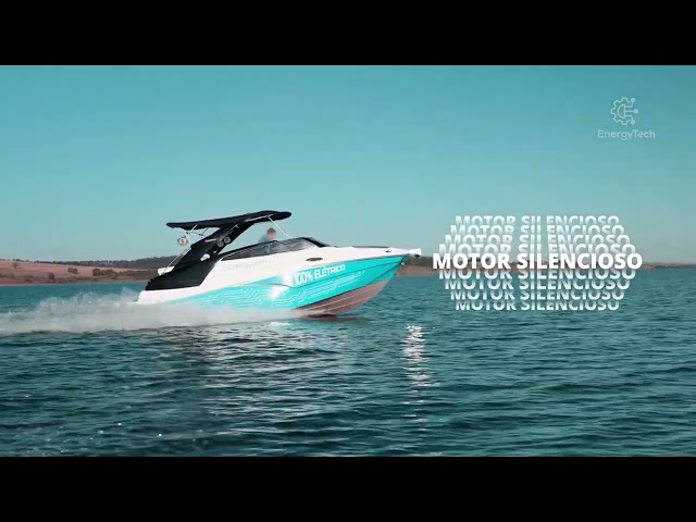 Energy Tech 28 Electric - A primeira lancha eletrificada do Brasil