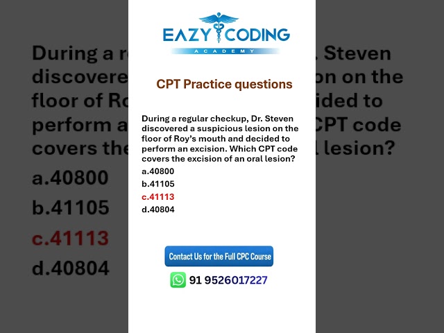CPT Practice Question & Answer (Short 2)