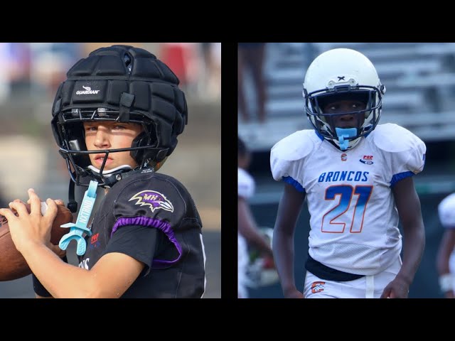 NC Youth Football (12U): Mint Hill Ravens Vs. Carolina Broncos (Highlights) ~ 9/12/26.
