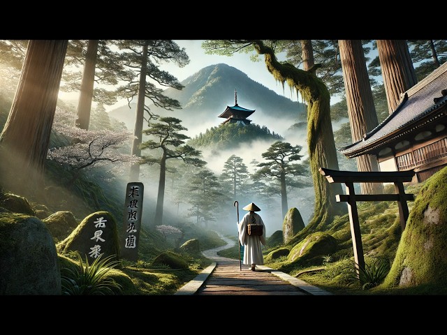 Japan Silent Hiking | 7 Hours of Peaceful Mountain Trails Amongst 88 Sacred Temples