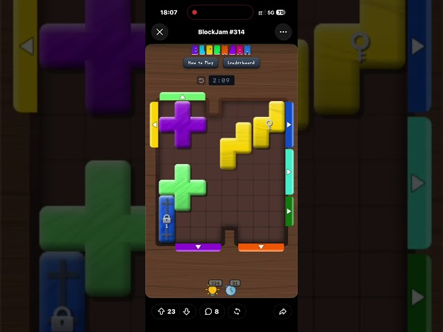 BlockJam #314 solved