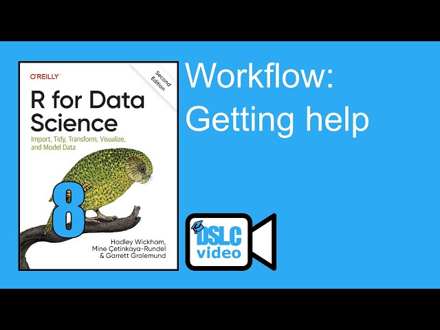 R for Data Science: Workflow: Getting help (r4ds12 8)
