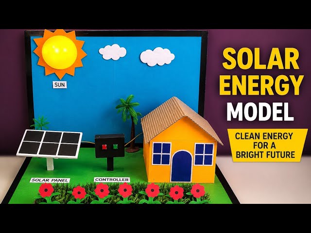 Solar Powered House Model for Science Exhibition | Solar Powered House Working Model Step-by-Step