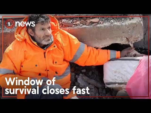 Father holds hand of daughter as she lies dead in Turkish earthquake rubble | 1News