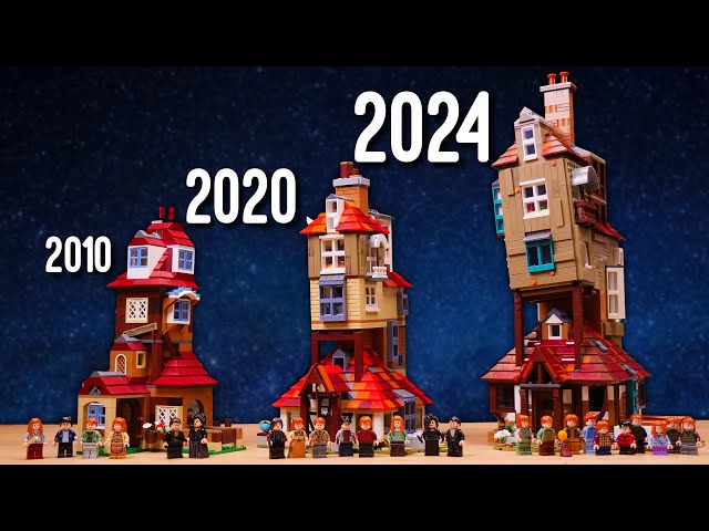 LEGO Harry Potter: Burrow Comparison! 2010 - 2020 - 2024