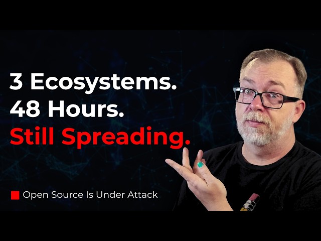 They're Getting Faster. Open Source Is Under Attack Right Now.