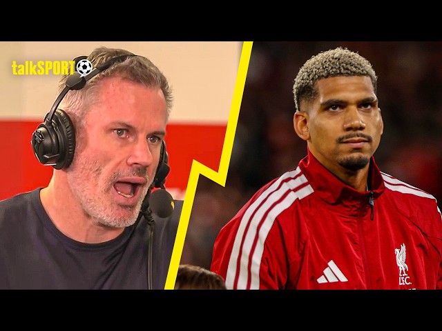 "HE'S A CULT HERO!" Jamie Carragher HEAPS PRAISE on Ronald Araujo's start to life at Liverpool!