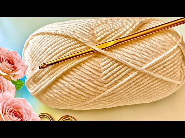 This Crochet Stitch Broke the Internet!🩵 So Easy, So Beautiful, Perfect for Beginners!