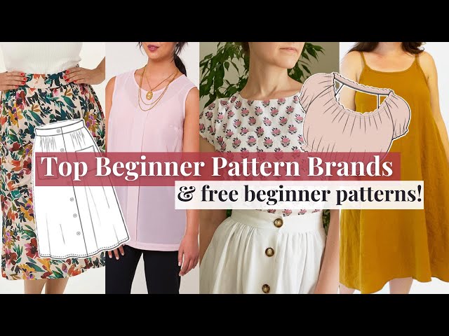 Top 5 Beginner-Friendly Sewing Pattern Brands (+ Free Patterns!)