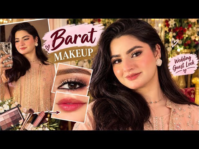 Baraat Makeup - Heavy Glam Look For Baraat | Wedding Guest Look || Wedding Season...